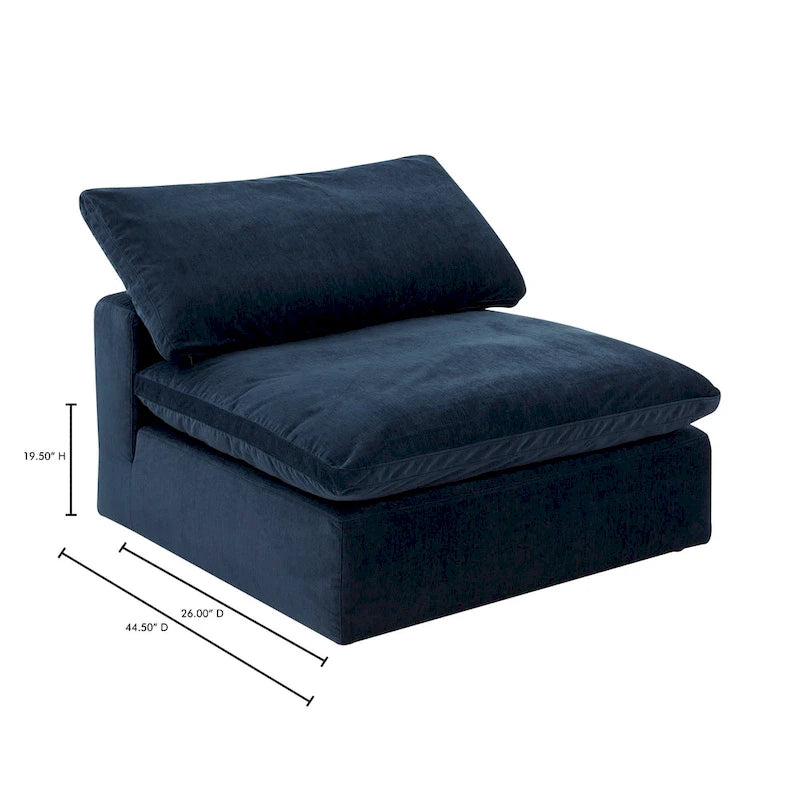 Fauteuil modulaire moderne – Fauteuil sans accoudoirs