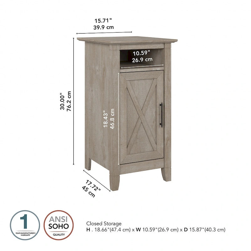 Table d'appoint avec porte