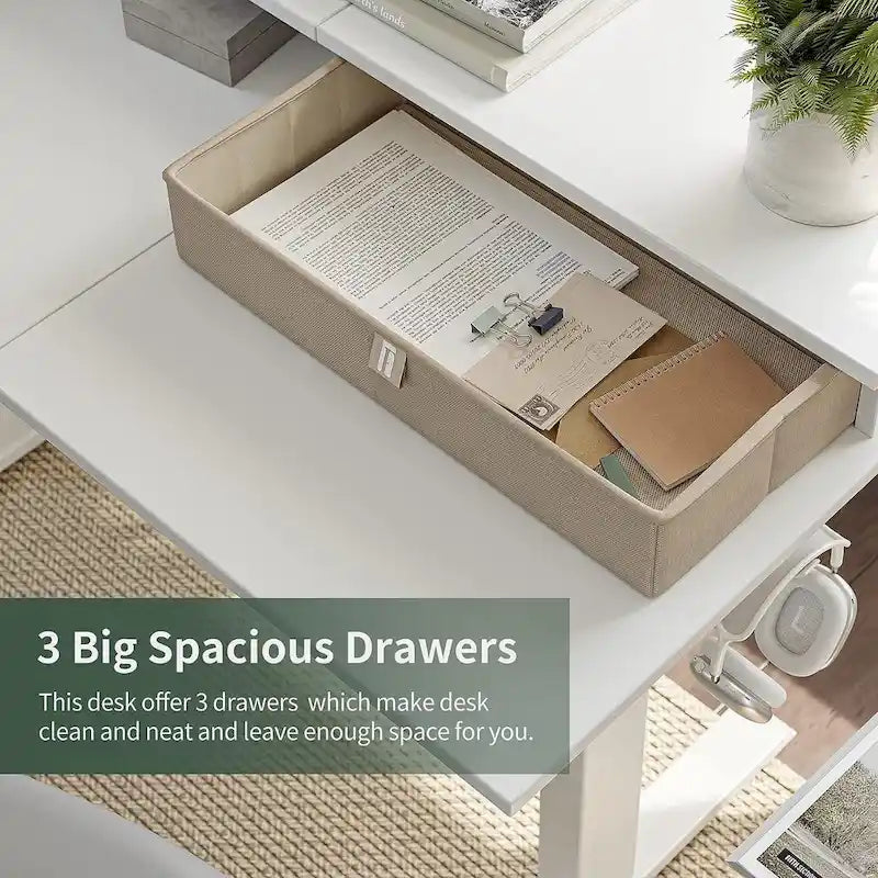 Marron et noir/Bois/Bureau assis-debout/Bureaux