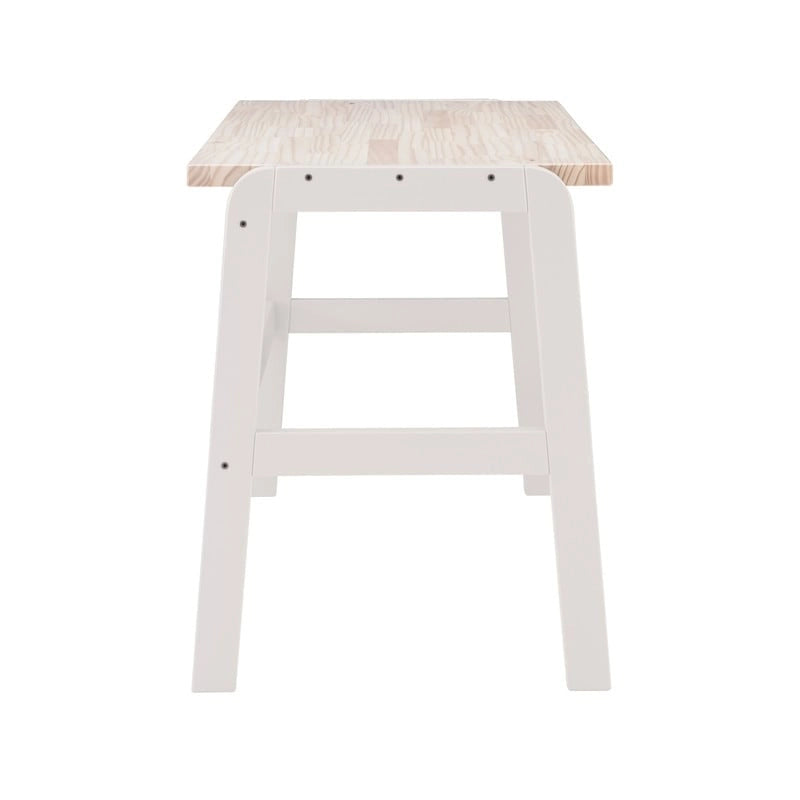 Bureau avec plateau en bois naturel