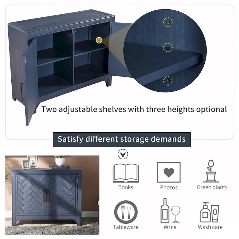 Meuble de rangement / Console de canapé avec double console