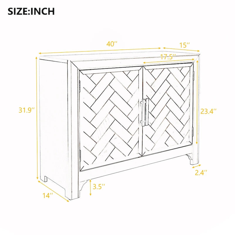 Meuble de rangement / Console de canapé avec double console