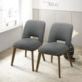 Chaise de salle à manger moderne de luxe en bois massif