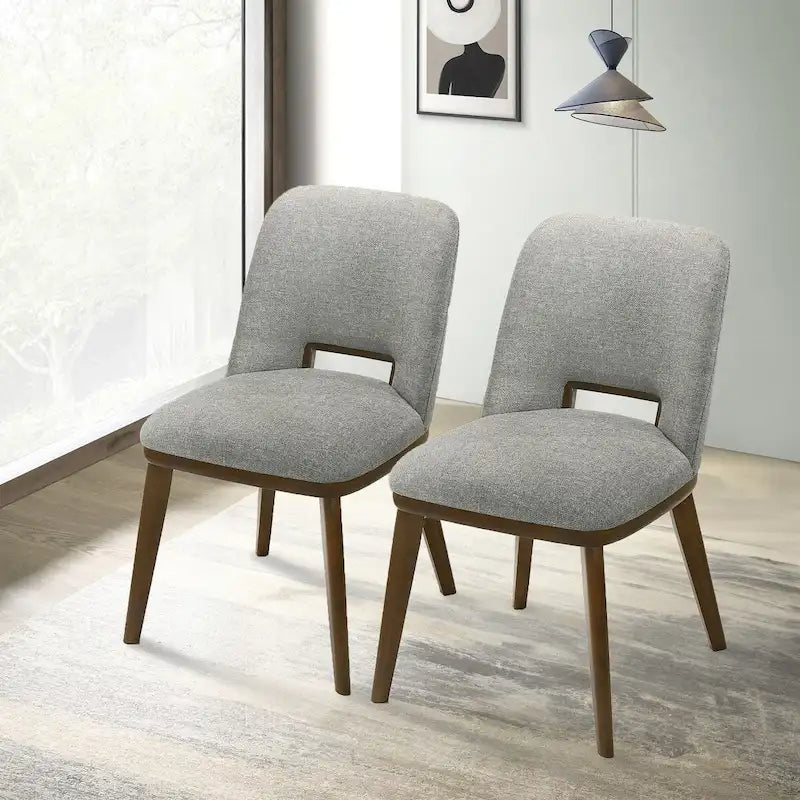 Chaise de salle à manger moderne de luxe en bois massif
