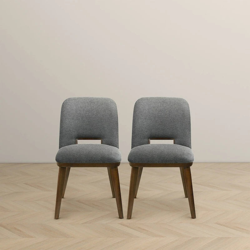 Chaise de salle à manger moderne de luxe en bois massif