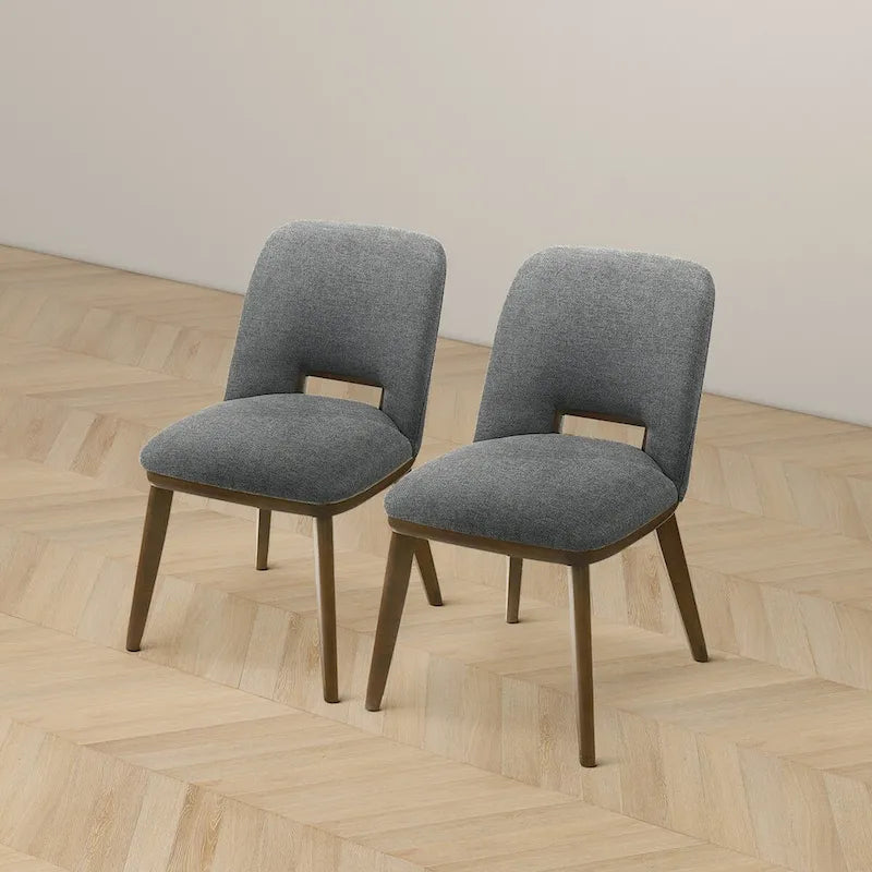 Chaise de salle à manger moderne de luxe en bois massif