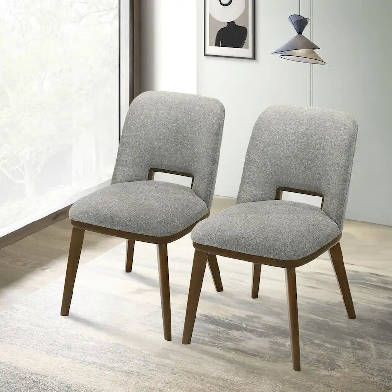 Chaise de salle à manger moderne de luxe en bois massif