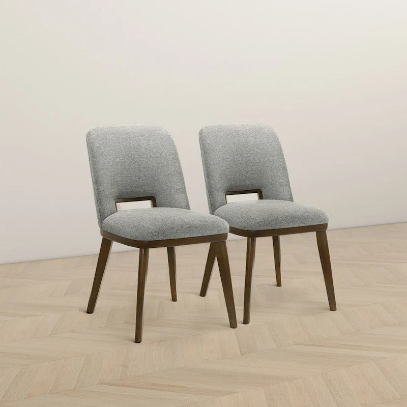 Chaise de salle à manger moderne de luxe en bois massif