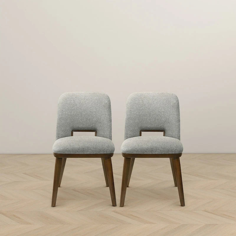 Chaise de salle à manger moderne de luxe en bois massif