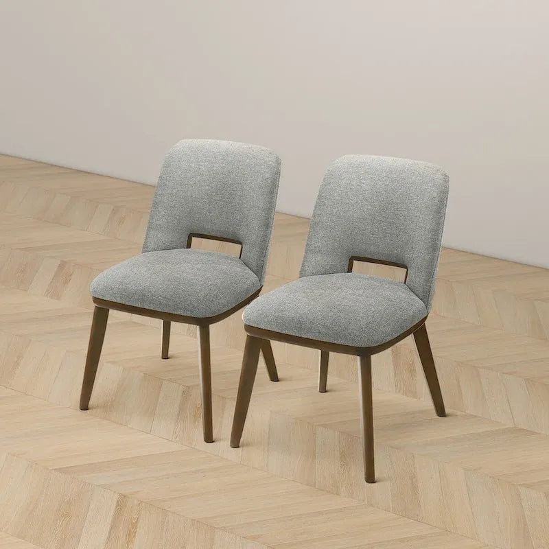 Chaise de salle à manger moderne de luxe en bois massif
