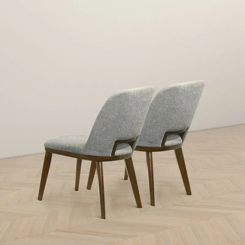 Chaise de salle à manger moderne de luxe en bois massif