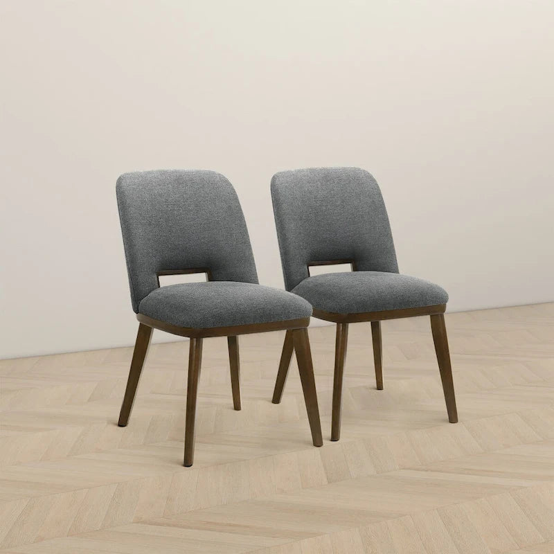 Chaise de salle à manger moderne de luxe en bois massif