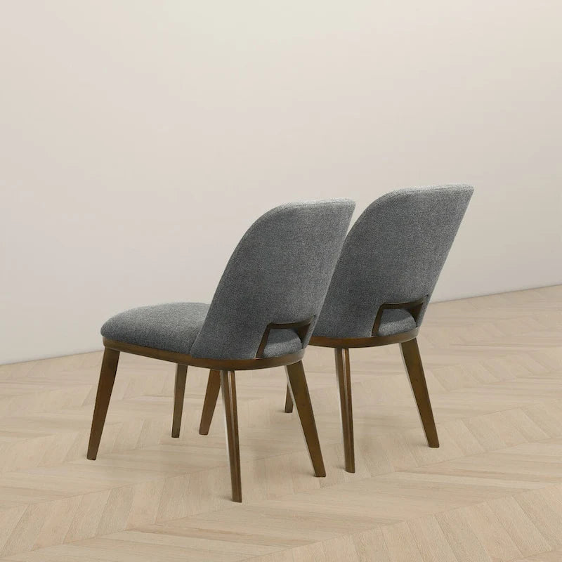 Chaise de salle à manger moderne de luxe en bois massif
