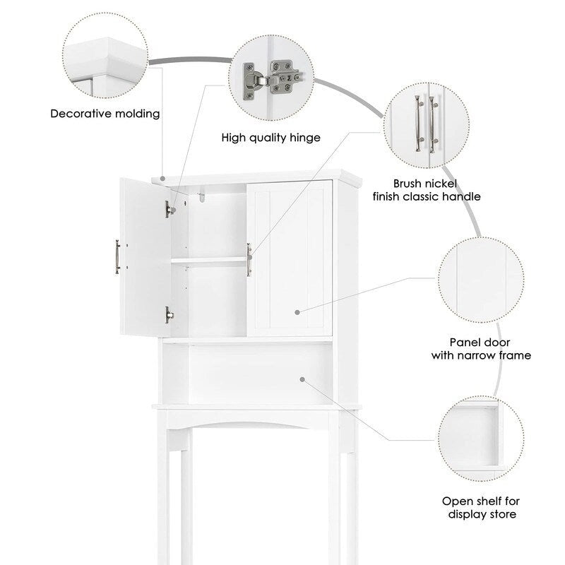 Meuble de salle de bain - 9,37 P x 23,62 L x 62,2 H
