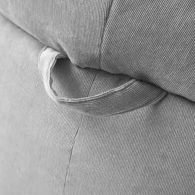 Pouf en velours côtelé Urban Lifestyle